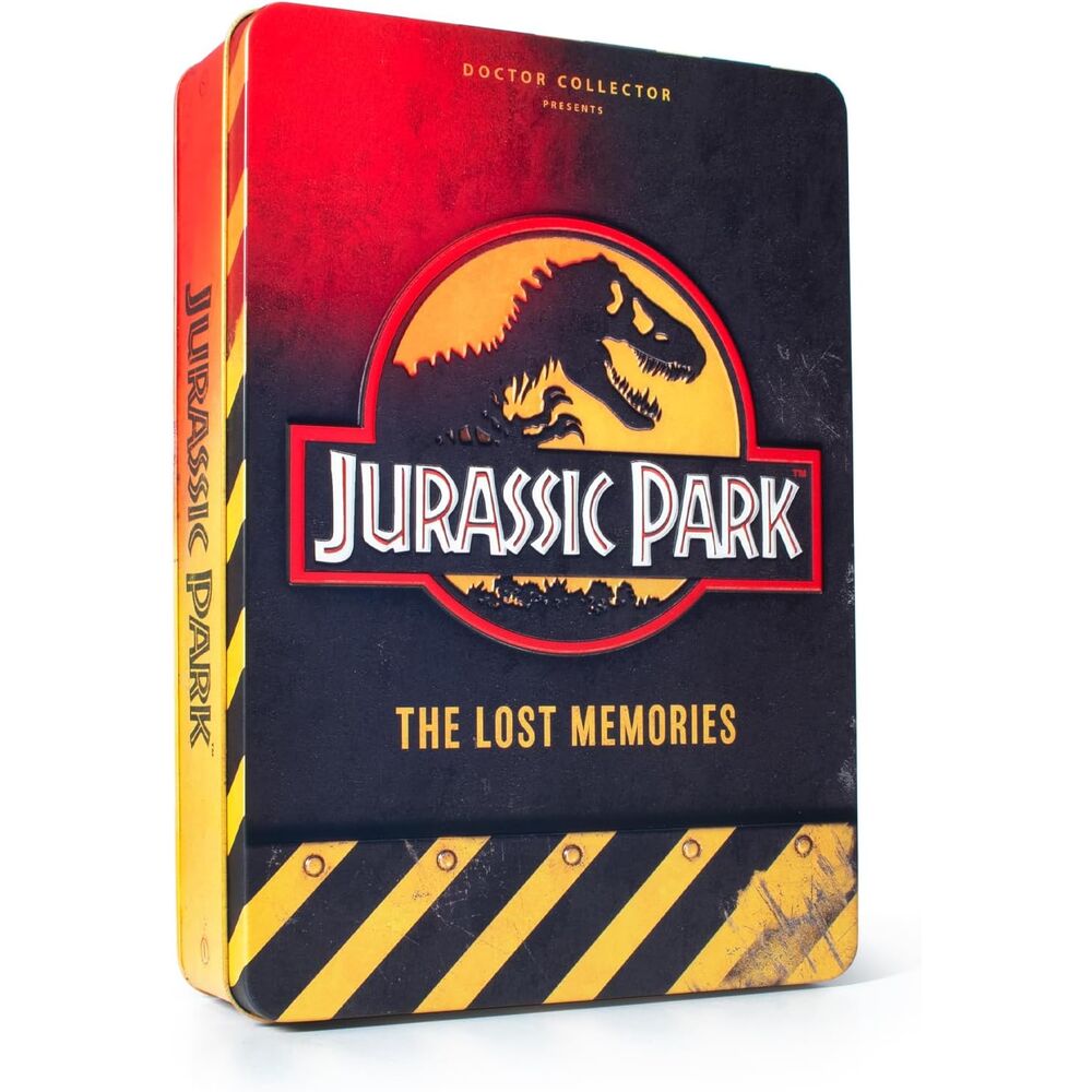caja metalica los recuerdos perdidos jurassic park