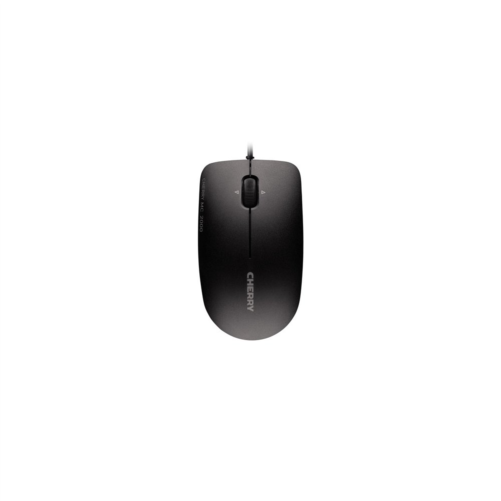cherry mc 2000 ratón ambidextro usb tipo a ir led 1600 dpi negro