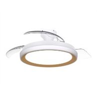 ventilador techo philips + plafón blanco (929004749801)