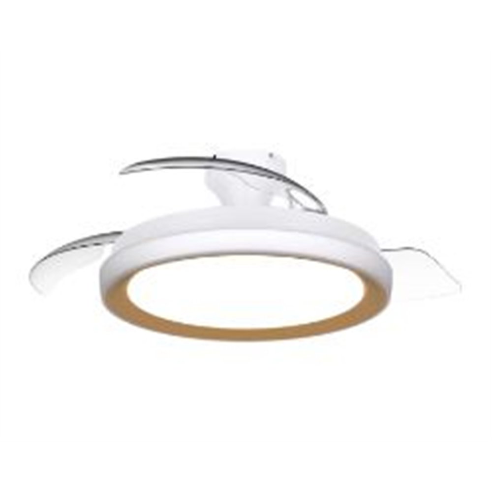 ventilador techo philips + plafón blanco (929004749801)
