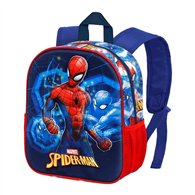 mochila 3d powerful spiderman marvel 30cm