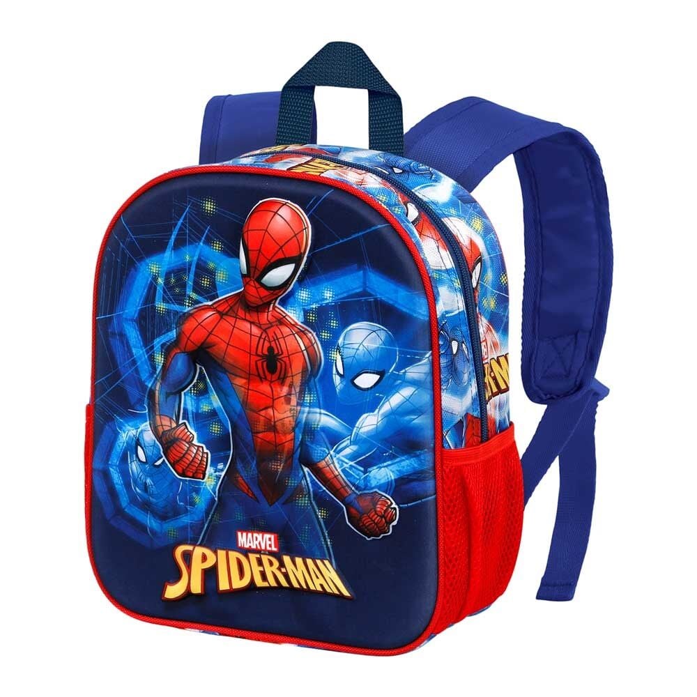 mochila 3d powerful spiderman marvel 30cm