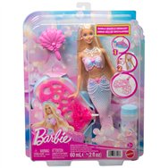 muñeca sirena pompas de jabon barbie