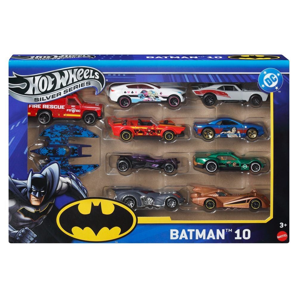 blister 10 vehiculos batman dc universe hot wheels