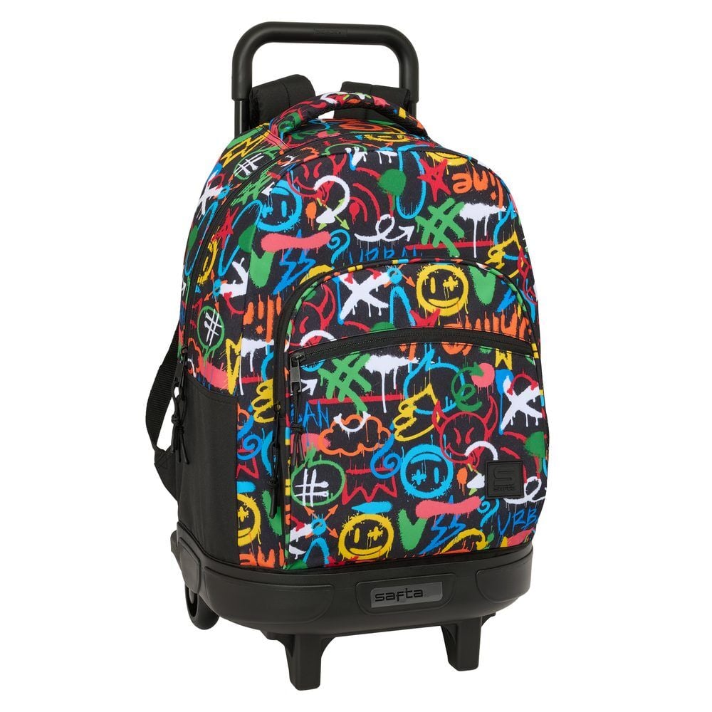 trolley compact extraible colors graffiti 42cm