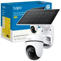 camara ip tp-link tapo c645g 2k qhd doble lente 360º exterior + panel solar
