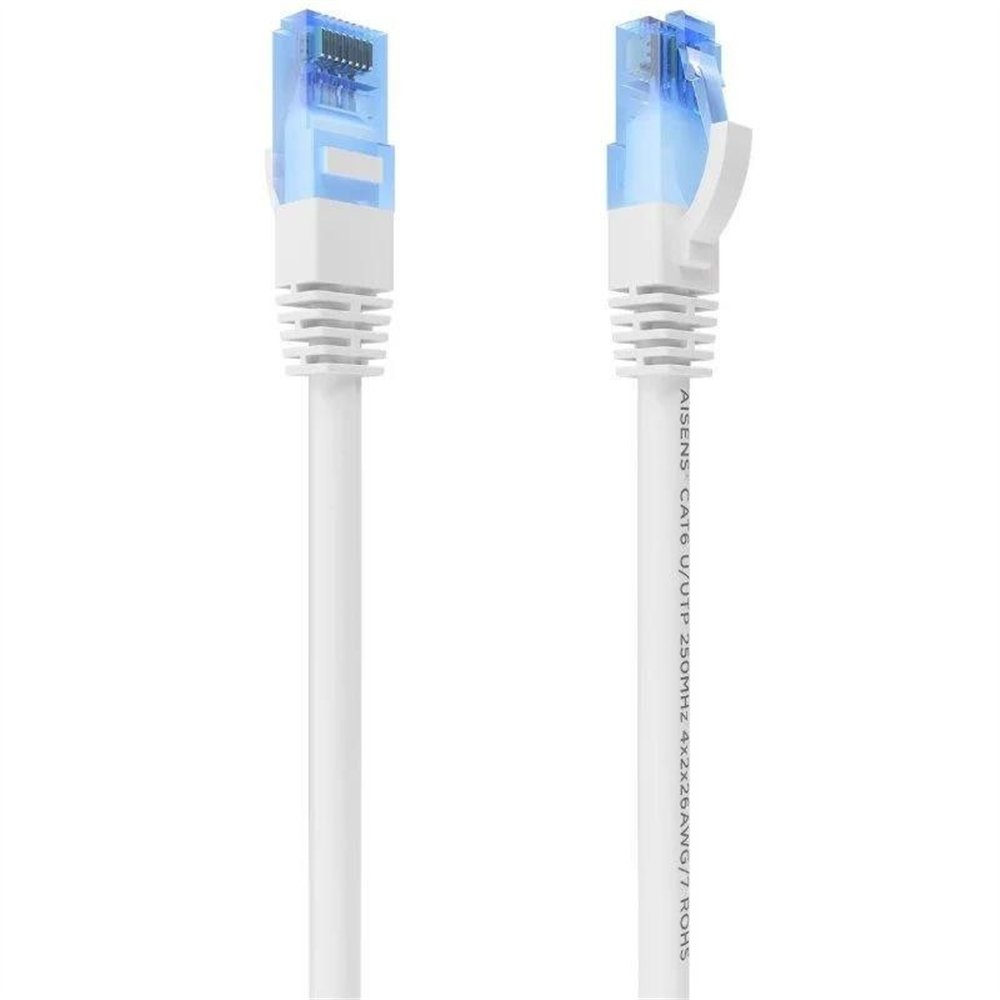 cable de red cat.6 utp 5m aisens white