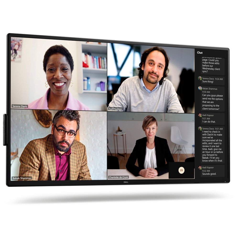 dell p5525qc pantalla plana para señalización digital 138,8 cm (54.6") lcd 400 cd / m² 4k ultra hd negro
