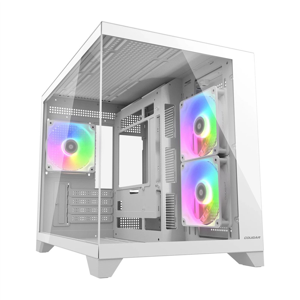 cougar cgr-2qa6w-rgb mini tower blanco