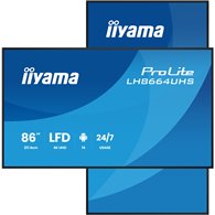 iiyama lh8664uhs-b3ag pantalla de señalización pantalla plana para señalización digital 2,17 m (85.6") wifi 500 cd / m² 4k ultra