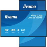 iiyama lh8664uhs-b3ag pantalla de señalización pantalla plana para señalización digital 2,17 m (85.6") wifi 500 cd / m² 4k ultra