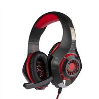 blade ft2005 auricular y casco auriculares alámbrico diadema juego negro, rojo