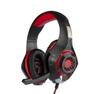 blade ft2005 auricular y casco auriculares alámbrico diadema juego negro, rojo