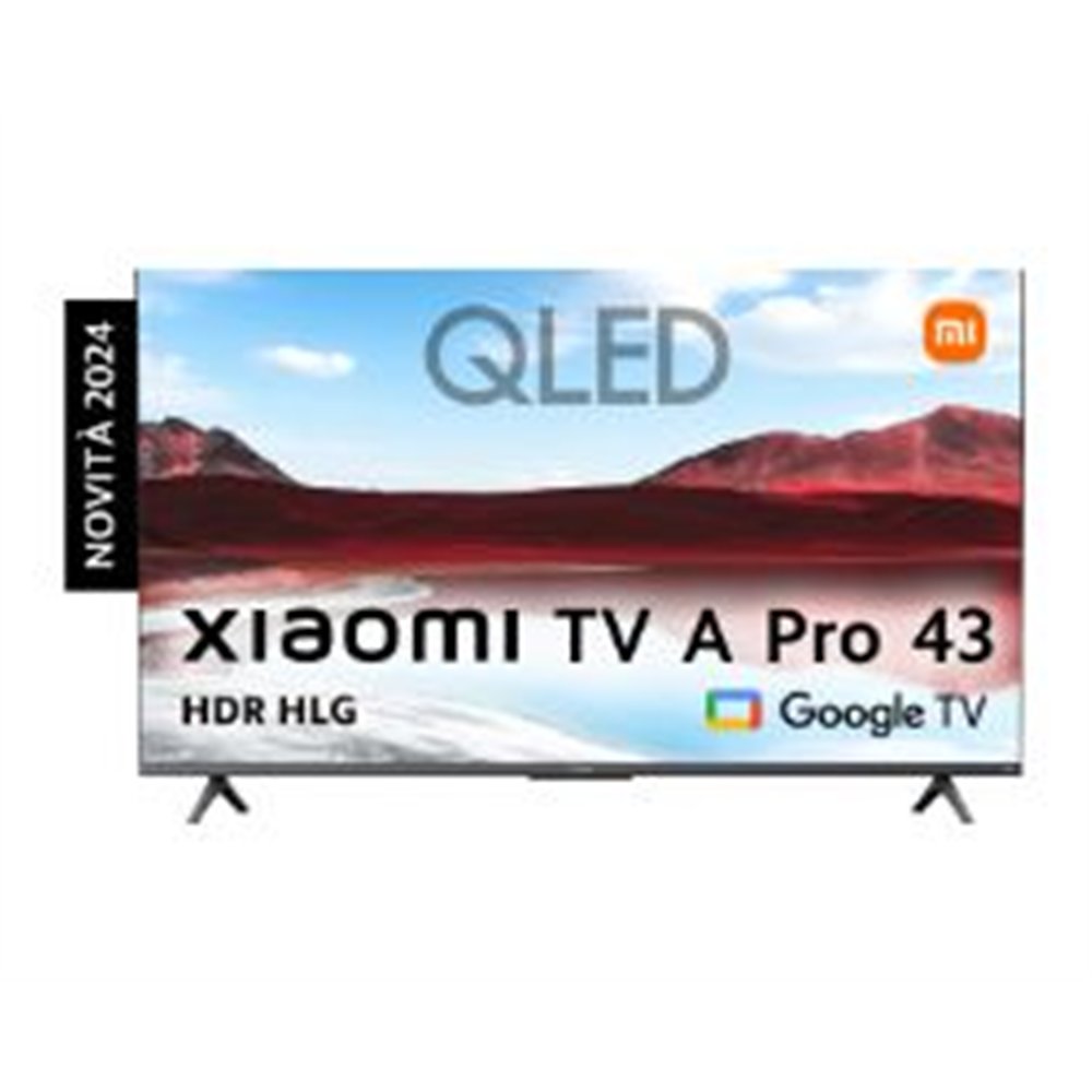 tv xiaomi 43" 4k uhd qled wifi bt smart tv (ela5483eu)