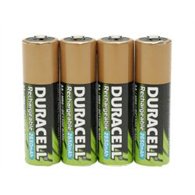 pack 4 pilas duracell aaa recargables 1.2v (hr03-a)