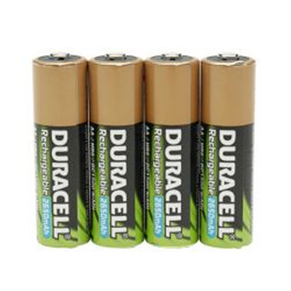 pack 4 pilas duracell aaa recargables 1.2v (hr03-a)