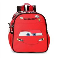 mochila mcqueen cars disney 25cm adaptable