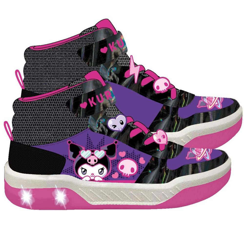 deportivas kuromi hello kitty luces