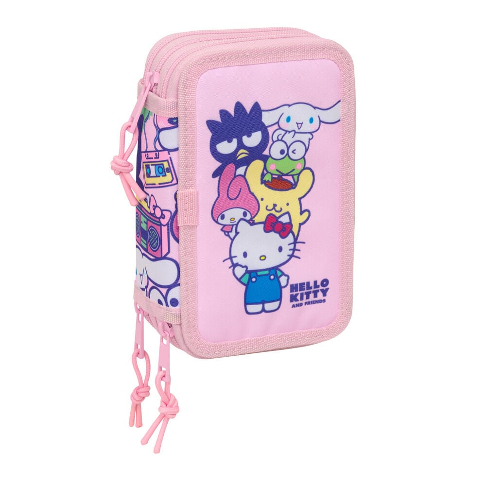 plumier hello kitty & friends triple 37pzs