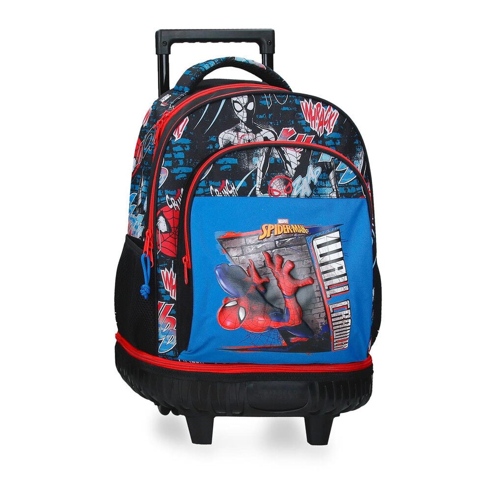 trolley compact wall crawler spiderman marvel extraible 43cm
