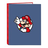 carpeta a4 anillas super mario