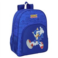 mochila sonic the hedgehog 42cm adaptable