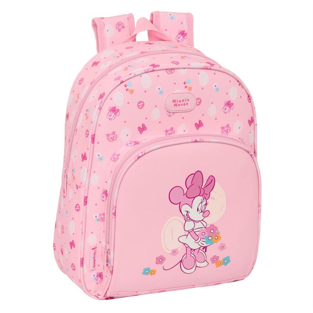 mochila baby minnie disney 34cm adaptable