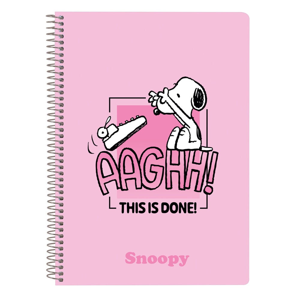cuaderno a5 snoopy