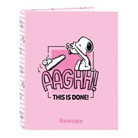 carpeta a4 anillas snoopy