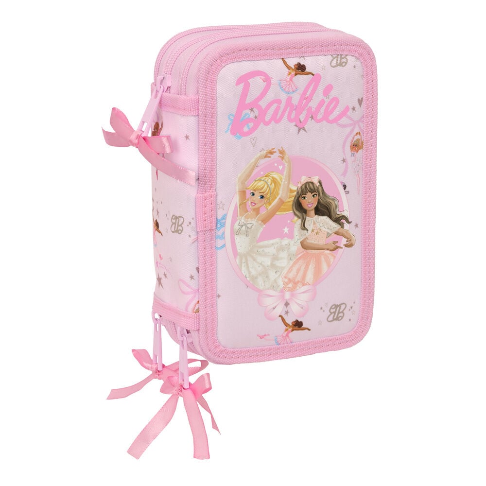 plumier ballet barbie triple 37pzs