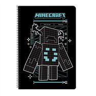cuaderno a4 screen minecraft surtido