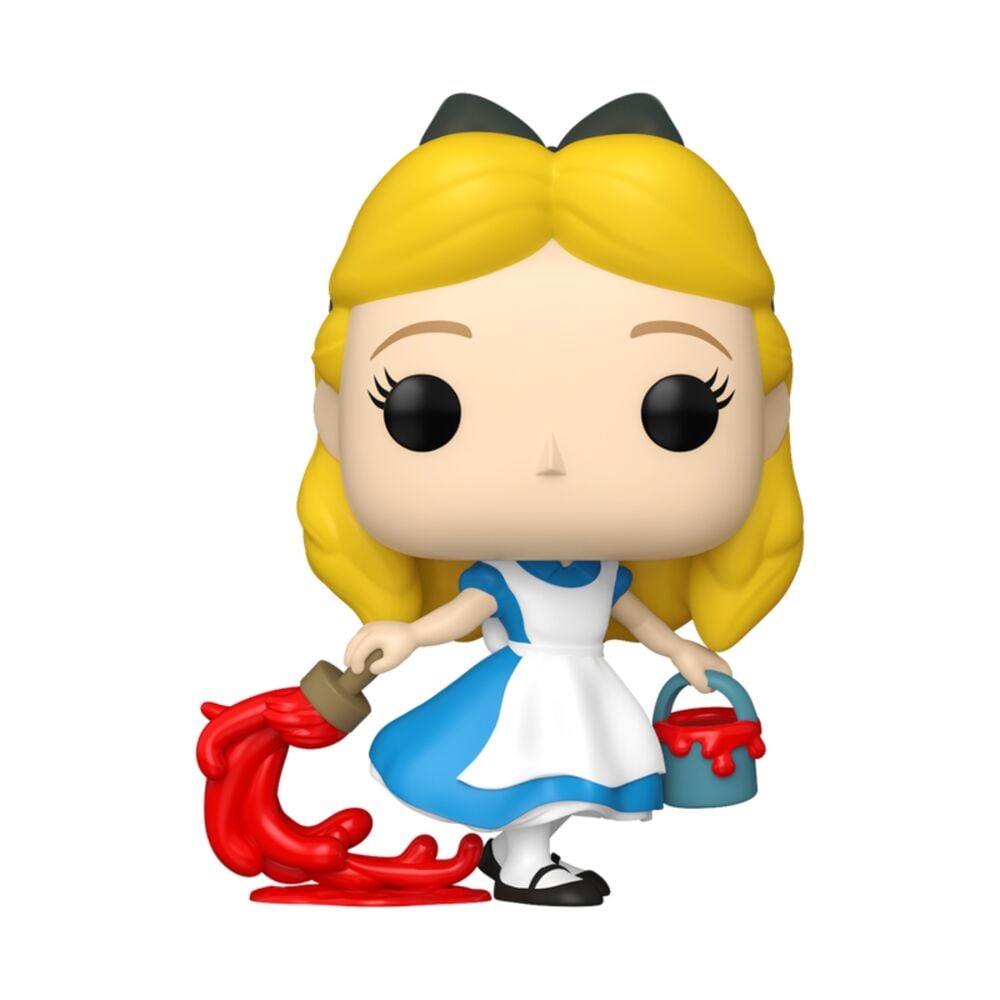 figura pop disney alice in wonderland alice with paint