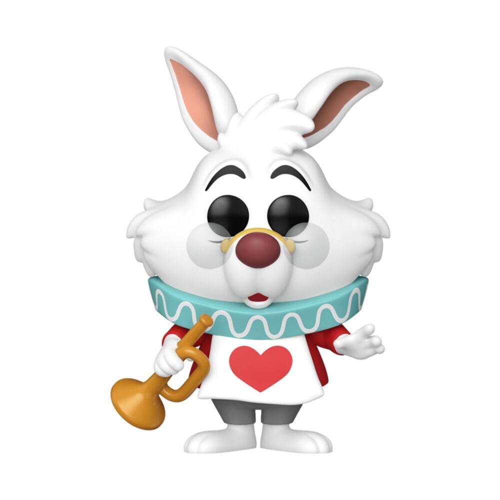 figura pop disney alice in wonderland white rabbit with horn