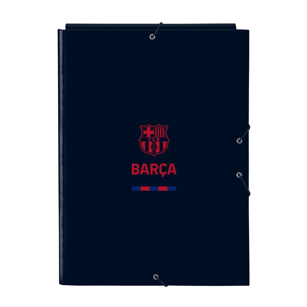 carpeta folio 3 solapas f.c.barcelona