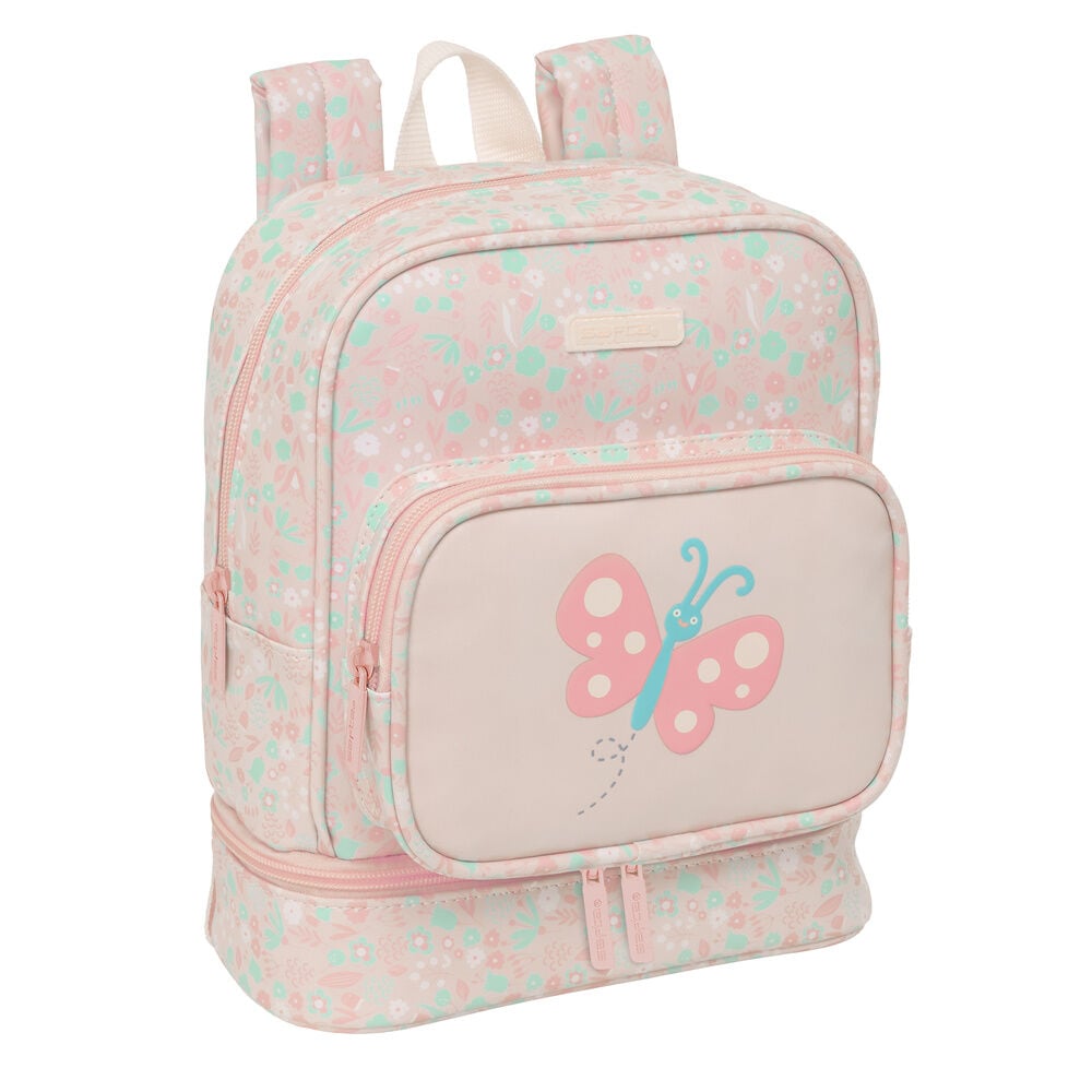 mochila portameriendas mariposa