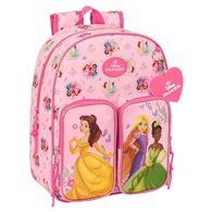 mochila princesas disney 34cm adaptable
