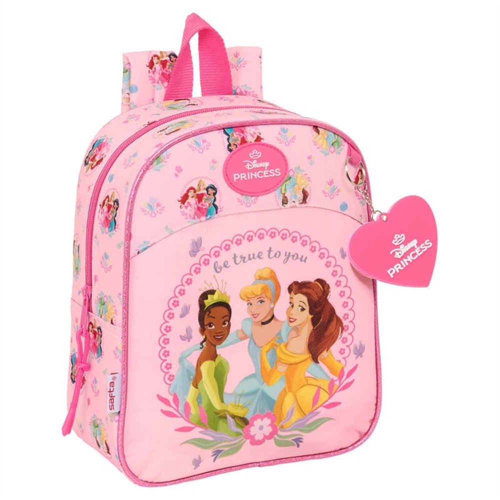 mochila princesas disney 27cm adaptable