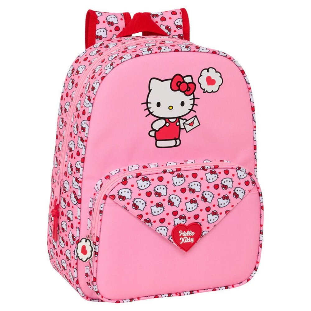 mochila hello kitty 34cm adaptable