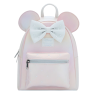 mochila pink pearl minnie mouse disney loungefly 26cm