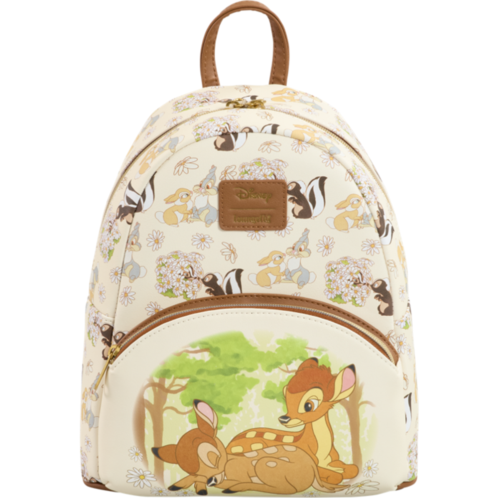 mochila bambi friends disney loungefly 26cm