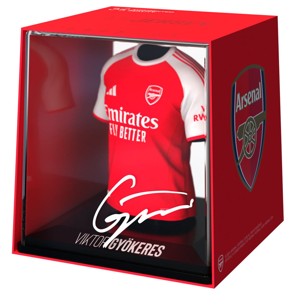 figura mini camiseta viktor gyökeres arsenal