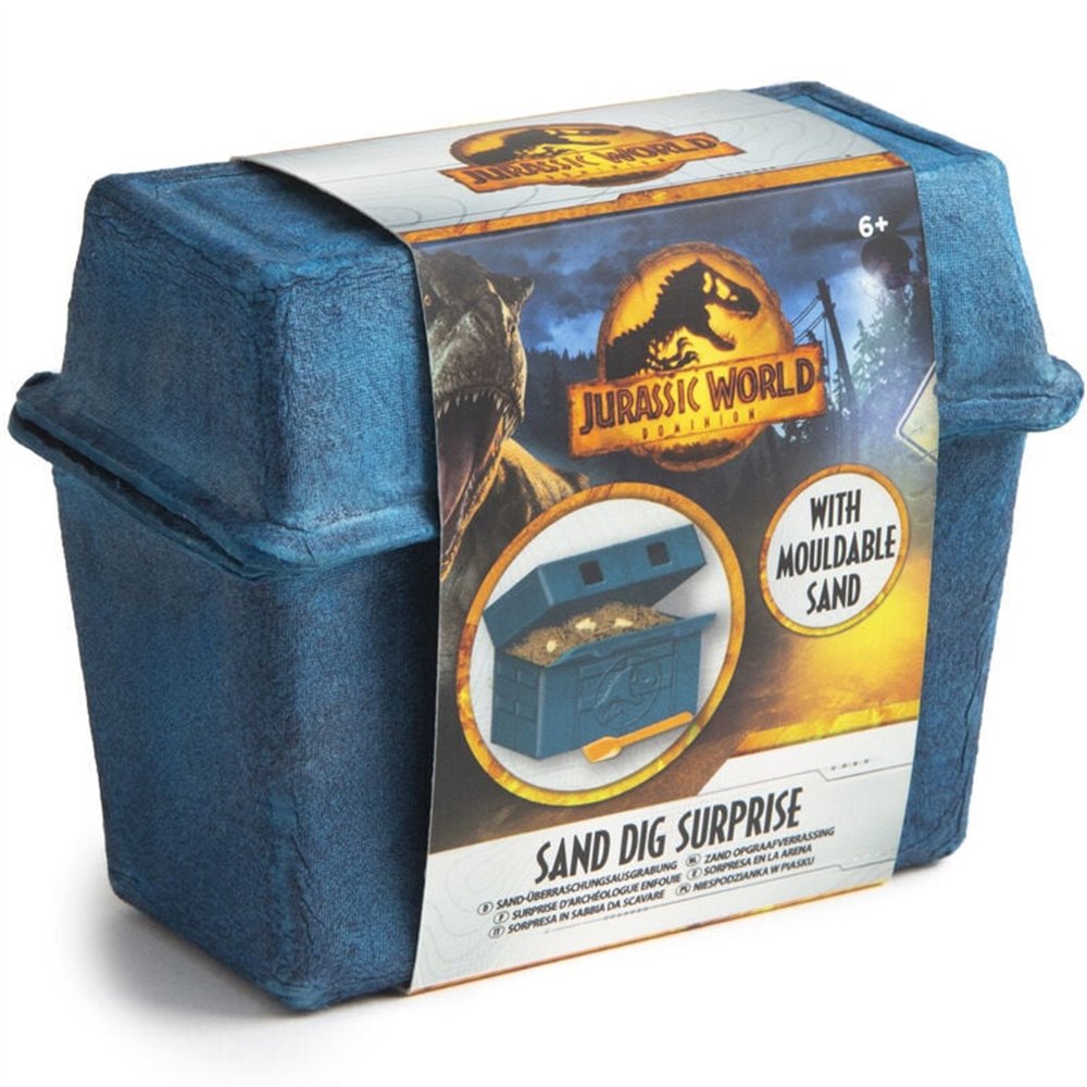 cofre sorpresa arena jurassic world
