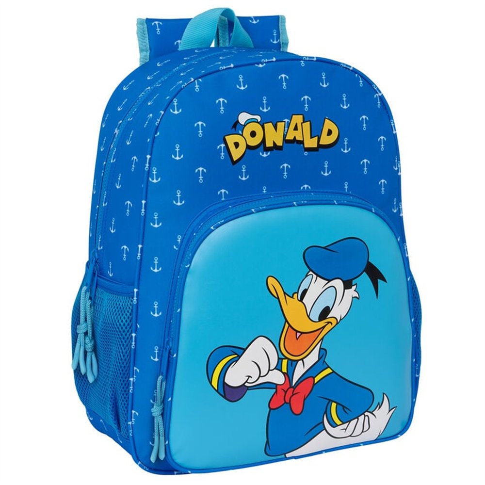 mochila pato donald disney 42cm adaptable