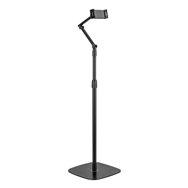 soporte de suelo aisens para tablet 4.7-12.9 giratorio/inclinable black