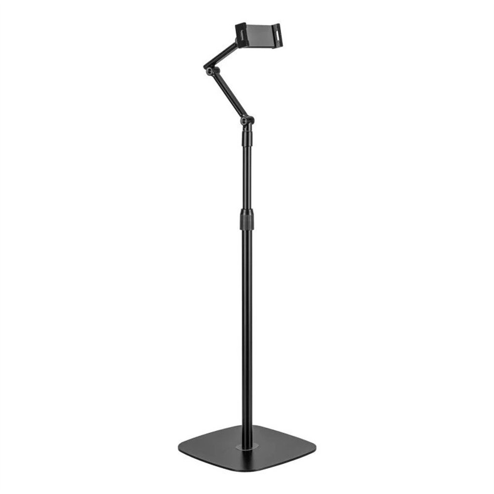soporte de suelo aisens para tablet 4.7-12.9 giratorio/inclinable black