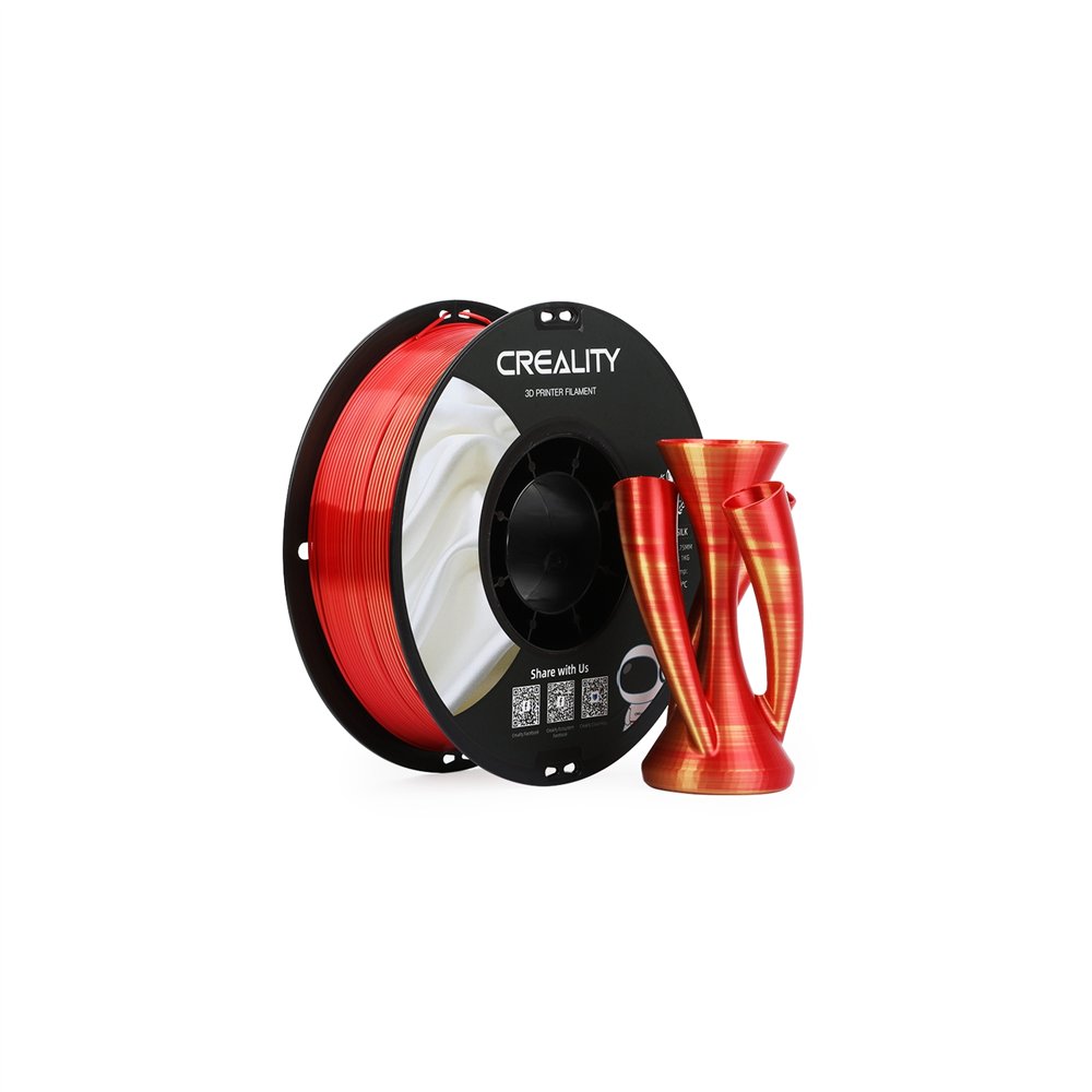 creality 3d 3301120009 material de impresión 3d ácido poliláctico (pla) rojo 1 kg