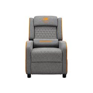 cougar ranger one butaca para jugar asiento acolchado tapizado gris, naranja