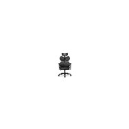 cougar terminator elite silla para videojuegos de pc asiento acolchado negro, plata