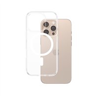 panzerglass ® hardcase transparent w. white magsafe iphone 16 pro max funda para teléfono móvil transparente