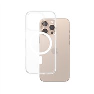 panzerglass ® hardcase transparent w. white magsafe iphone 16 pro max funda para teléfono móvil transparente